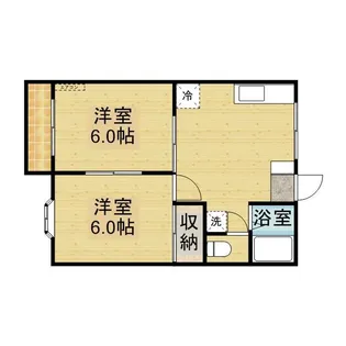 エスポワール桜井【202号室】の間取り