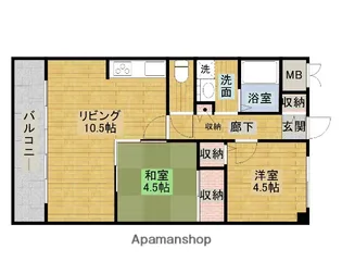 星の街【4階】の間取り