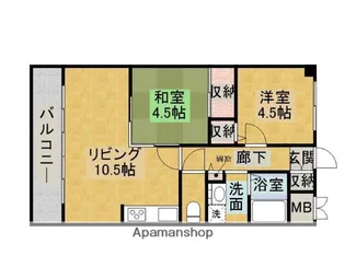 星の街【3階】の間取り