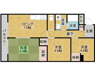 星の街【4階】の間取り