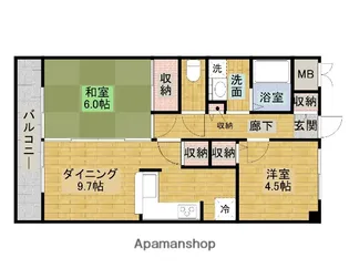 星の街【6階】の間取り