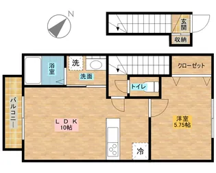 ルーチェ【2階】の間取り