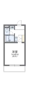 レオパレスエースⅡ【3階】の間取り