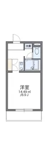 レオパレスエースⅡ【2階】の間取り