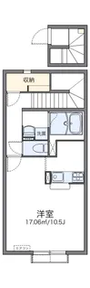 レオネクスト巌根【203号室】の間取り