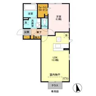 クレッシェンド【1階】の間取り