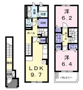ベル【2階】の間取り