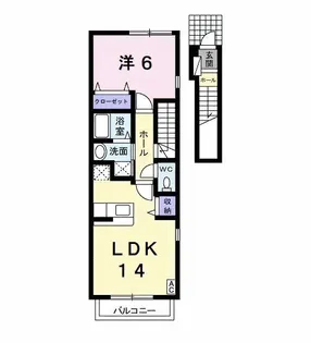 アズミナティ【2階】の間取り