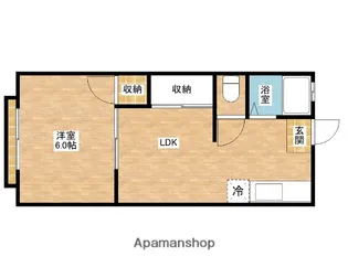 赤松ハイツ【203号室】の間取り