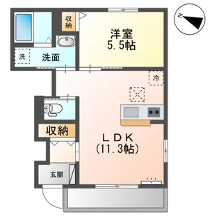 マルベリーガーデン【1階】の間取り