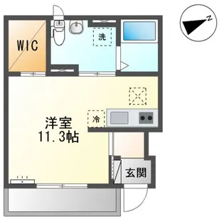 アクアガーデン【1階】の間取り