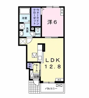 アルドール【1階】の間取り