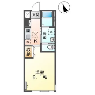 アラベスク【1階】の間取り