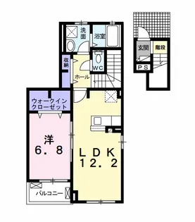ハイネA【2階】の間取り