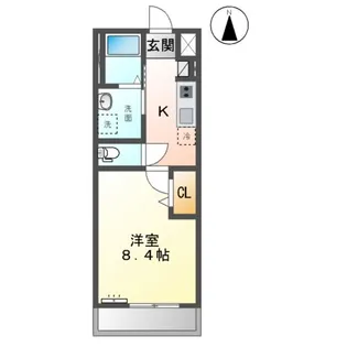 ルナステラ【2階】の間取り