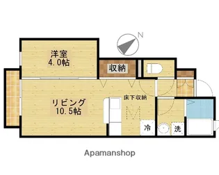 シャレー太田B【101号室】の間取り