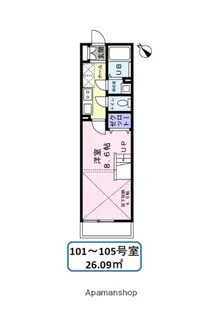サラブレッドコスモス【1階】の間取り