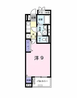 ランドマーク【2階】の間取り