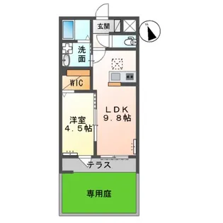 ルノン【1階】の間取り