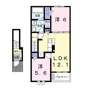 タートルヒルズ5TH【2階】の間取り