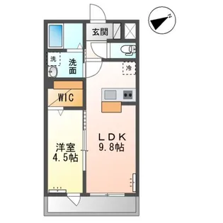 デル・スド・クローチェ【2階】の間取り