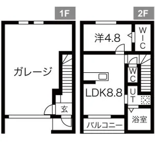 S’EGRATO(セグレート)【1階】の間取り