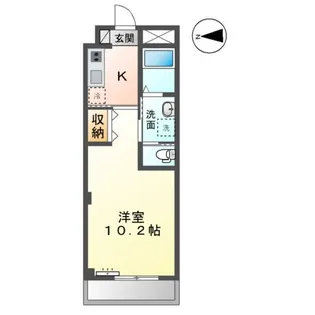 RE’POSEいなり【2階】の間取り