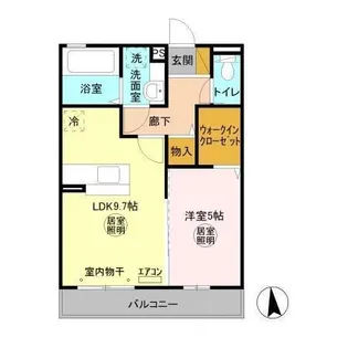 サウザンドサニー EAST【2階】の間取り