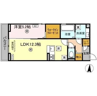 プライムヒル【1階】の間取り