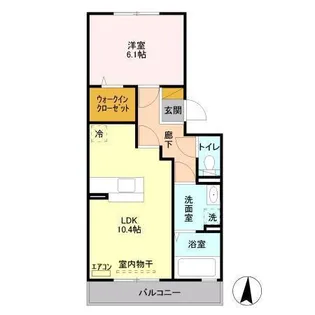 ソレイユⅡ【3階】の間取り