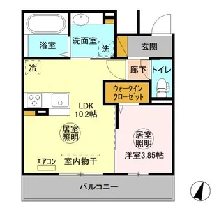 パストラルコート D【3階】の間取り