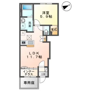 イノベスタ【1階】の間取り