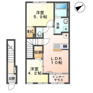 イノベスタ【2階】の間取り