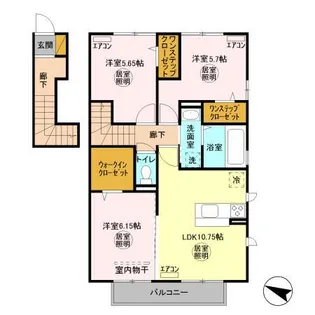 MKハイム【2階】の間取り