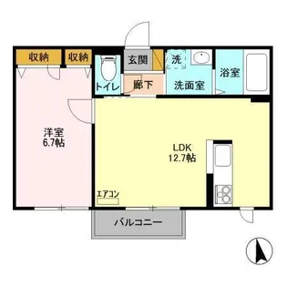 サジタリウス B【2階】の間取り