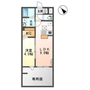 コンフォール【1階】の間取り