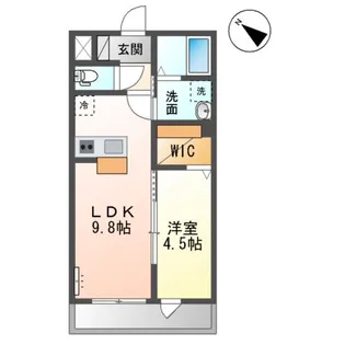 木更津市金田西アパート【2階】の間取り