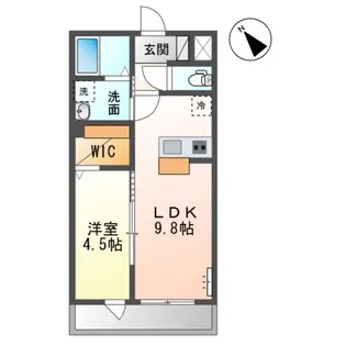コンフォール【2階】の間取り