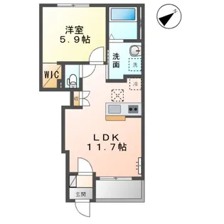 レナレジデンス【1階】の間取り