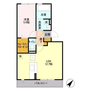 ベルハウスⅡ【1階】の間取り