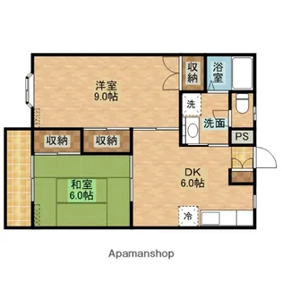ファミールハイツ【203号室】の間取り