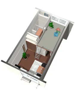 レオパレスオークヒルズⅡ【101号室】の間取り