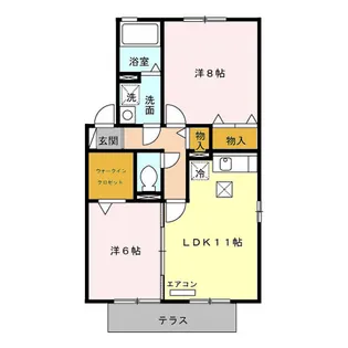 シュタインベルク 東館【2階】の間取り
