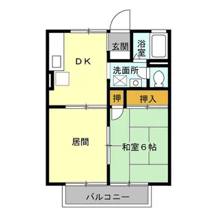 アネックス中野 A【1階】の間取り