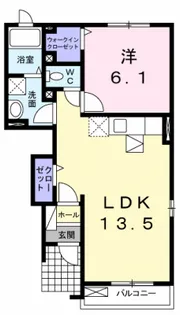 アルモニー【1階】の間取り