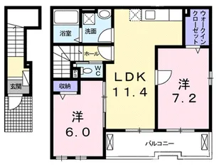 セウ アジュール【2階】の間取り