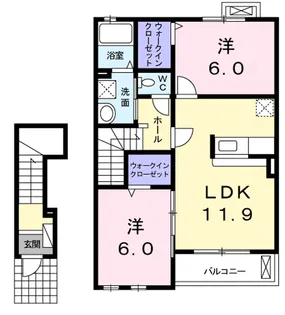セウ アジュール【2階】の間取り
