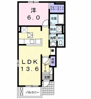 グリーンガーデン【1階】の間取り