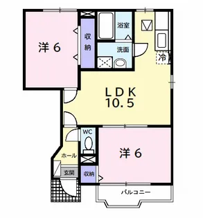 スウィート ドリーム Ⅰ【1階】の間取り