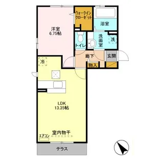 メゾンたいち【1階】の間取り